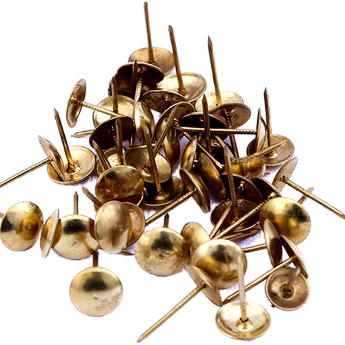 Wholesale gold copper stud sofa copper-colored stud picture nail extended tack decorative nail round head nail
