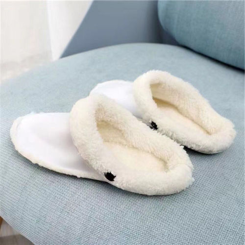 Crocs with velvet lining, winter warm shoe covers, thickened soft plush covers, removable cotton covers, plush lining shoe covers