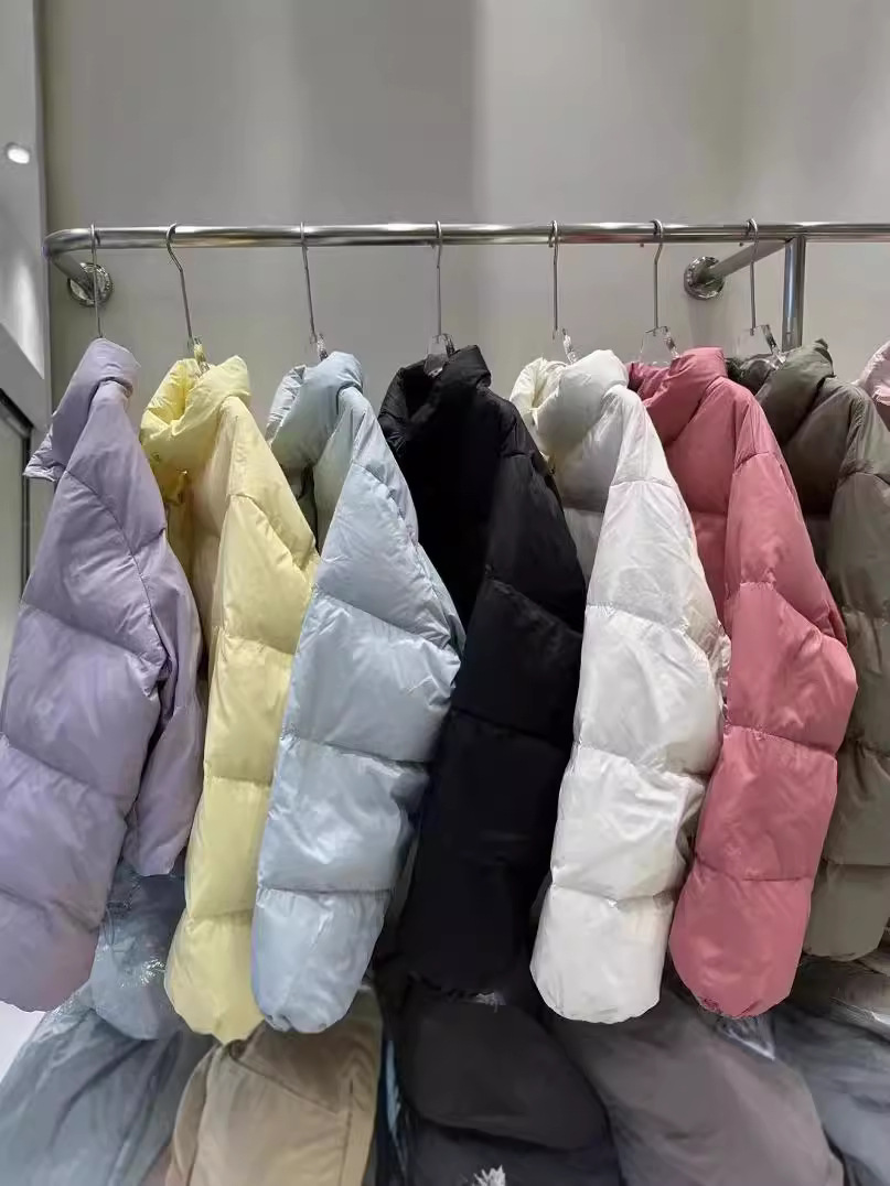 韓国東大門オリジナルパン服女性立襟小柄白鴨ダウンジャケット秋冬新作コート