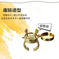 Rotatable Sponge-themed Kids Ring, adjustable one-size, spinning charm novelty