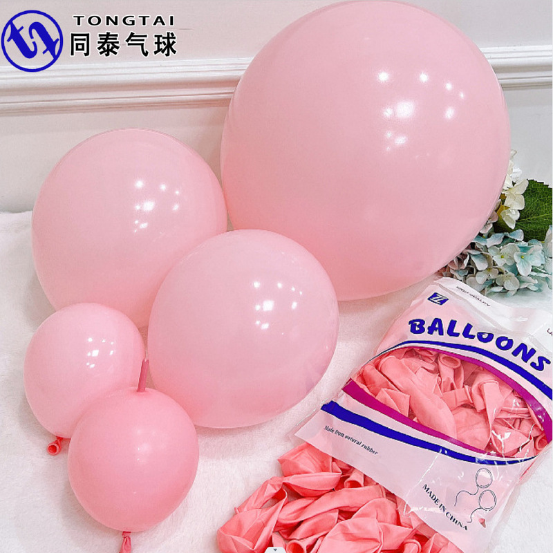 Tender pink balloon 5 inch 10 inch 12 inch 18 inch 36 inch meat powder light powder macaroon pink wedding package balloon