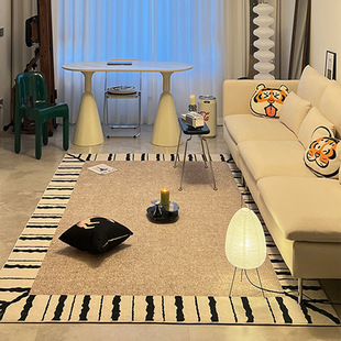 Tc [1.2 Thousand People Collection] Carpet Living Room French Simple Sofa Coffee Table Floor Mat High-End Bedroom Room Bed