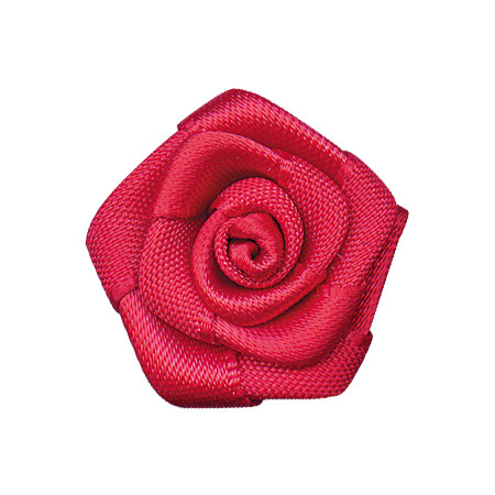 Yao Ming al por mayor 2cm rosa hecha a mano accesorios de ropa de decoración de flores de 5 puntos de rosa de cinco estrellas image 6