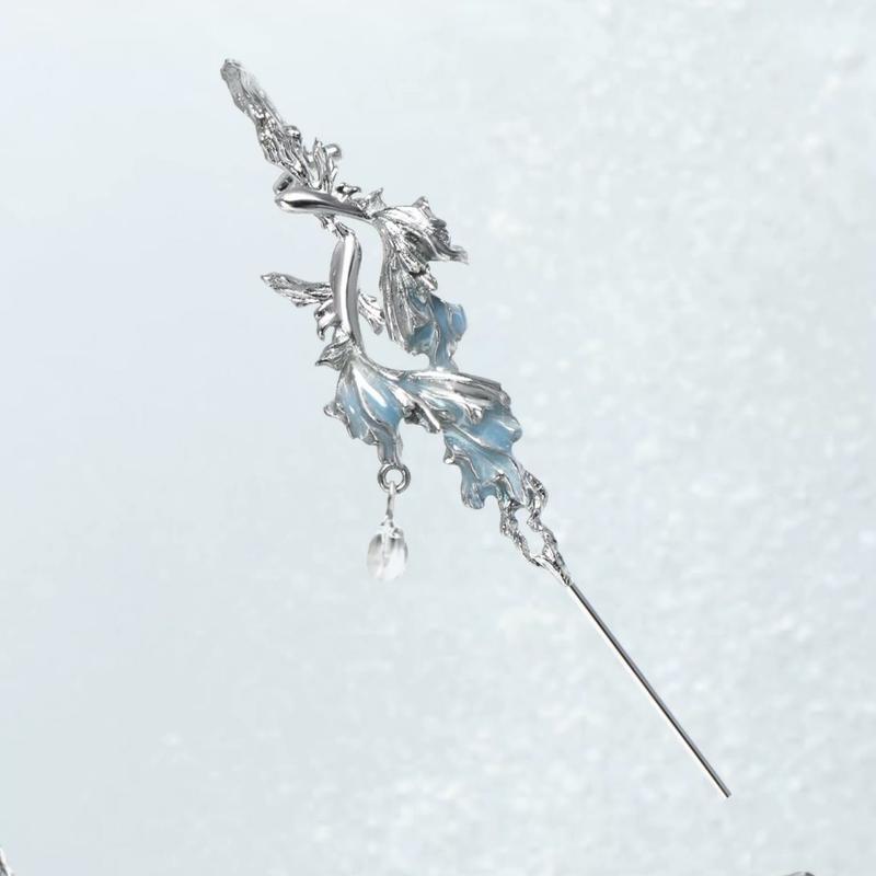 Cross-Border New Style Fish-Shaped Piercing Earrings, Unique Trendy Niche Design, High-End Minimalist Style, Sweet and Cool Ear Cuffs