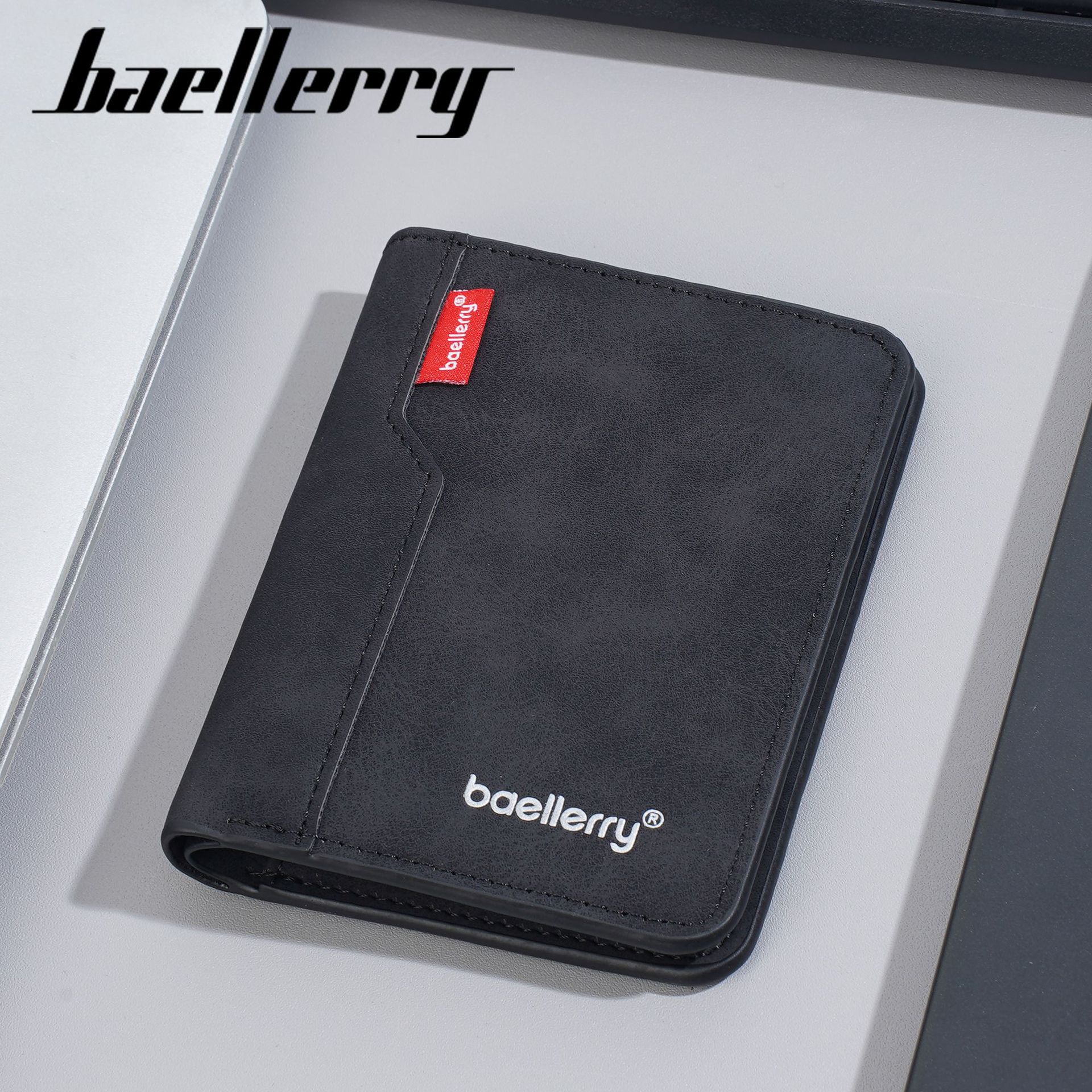 New Men's Short Wallet Cross-Border Retro Thin Lightweight Card Holder Integrated High-End 80% off Simple Wallet