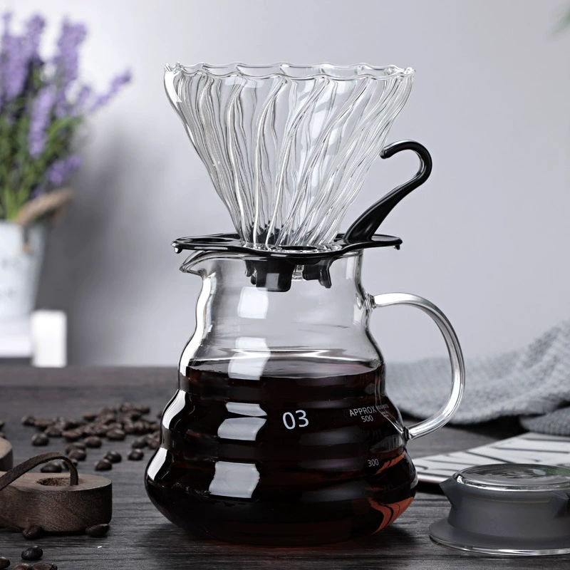 Glass coffee pot, filter, coffee set, cloud