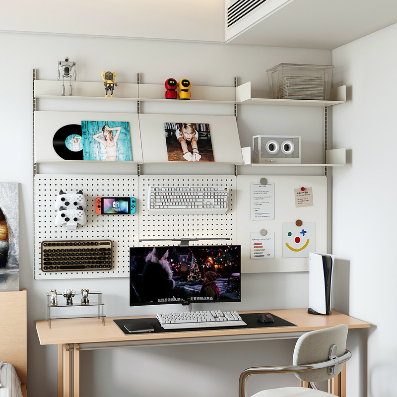 Study Room Partition Storage Rack Wall Decoration Pegboard Display Rack Home Floating Free Combination Decorative Rack Study Room Partition Storage Rack Wall Decoration Pegboard Display Rack Home Floating Free Combination Decorative Rack