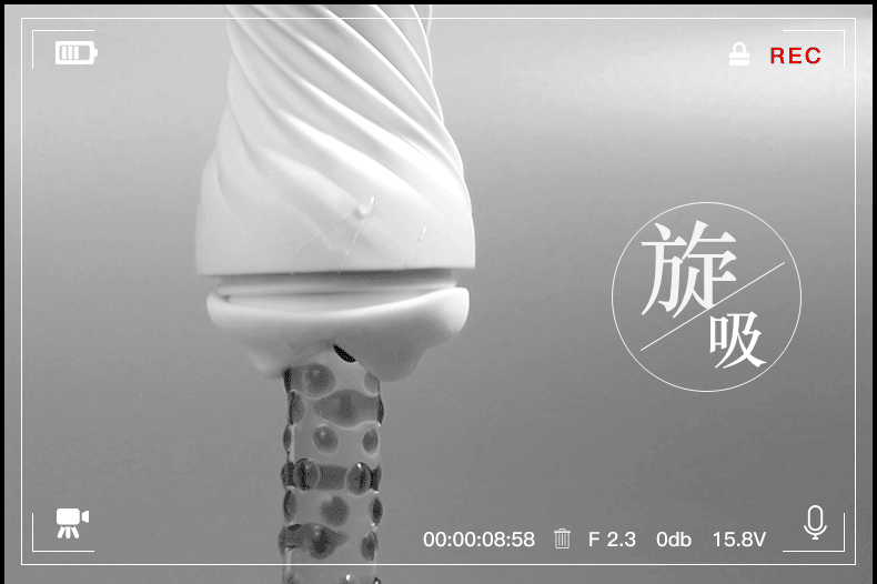 Double-Headed Manual Masturbator Cup for Men, TPE, Suction and Clamping — detail image 15