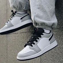 Air jia 1&ldquo;Light Sm Grey&rdquo;��ĥ�͹��\��Ь ��Ů�@��Ь36-45