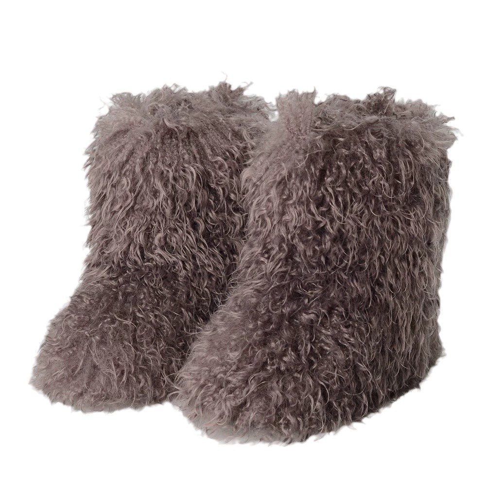 Winter keep warm boots platform, punk style, European style