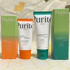 Purito面霜竹萃泛醇强效面霜舒缓保湿修复屏障Purito积雪草防/晒