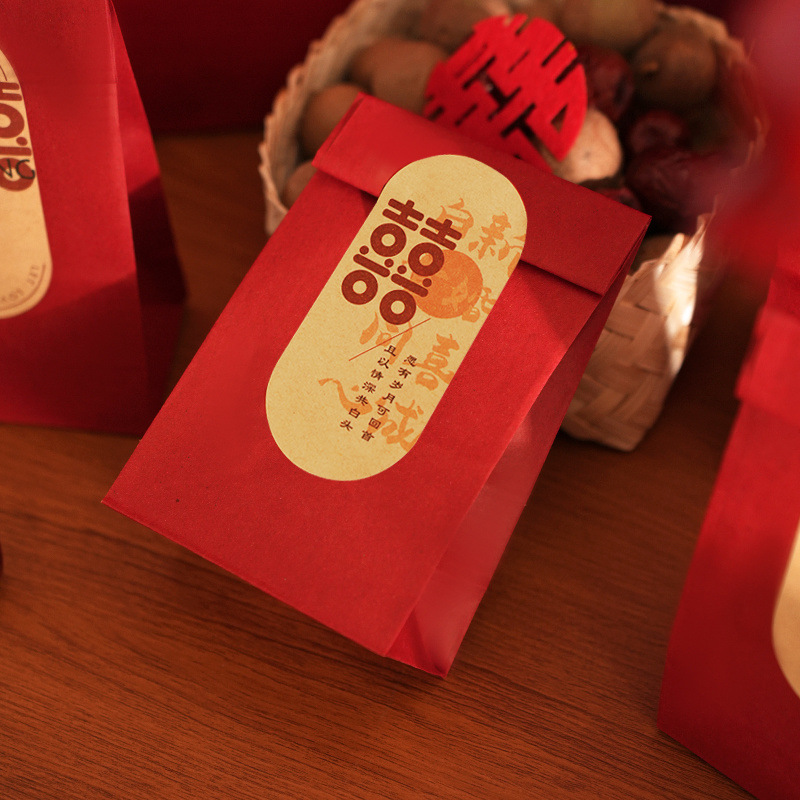 [오리지널 펄프 수입지] 더블 스티커 + 선물가방