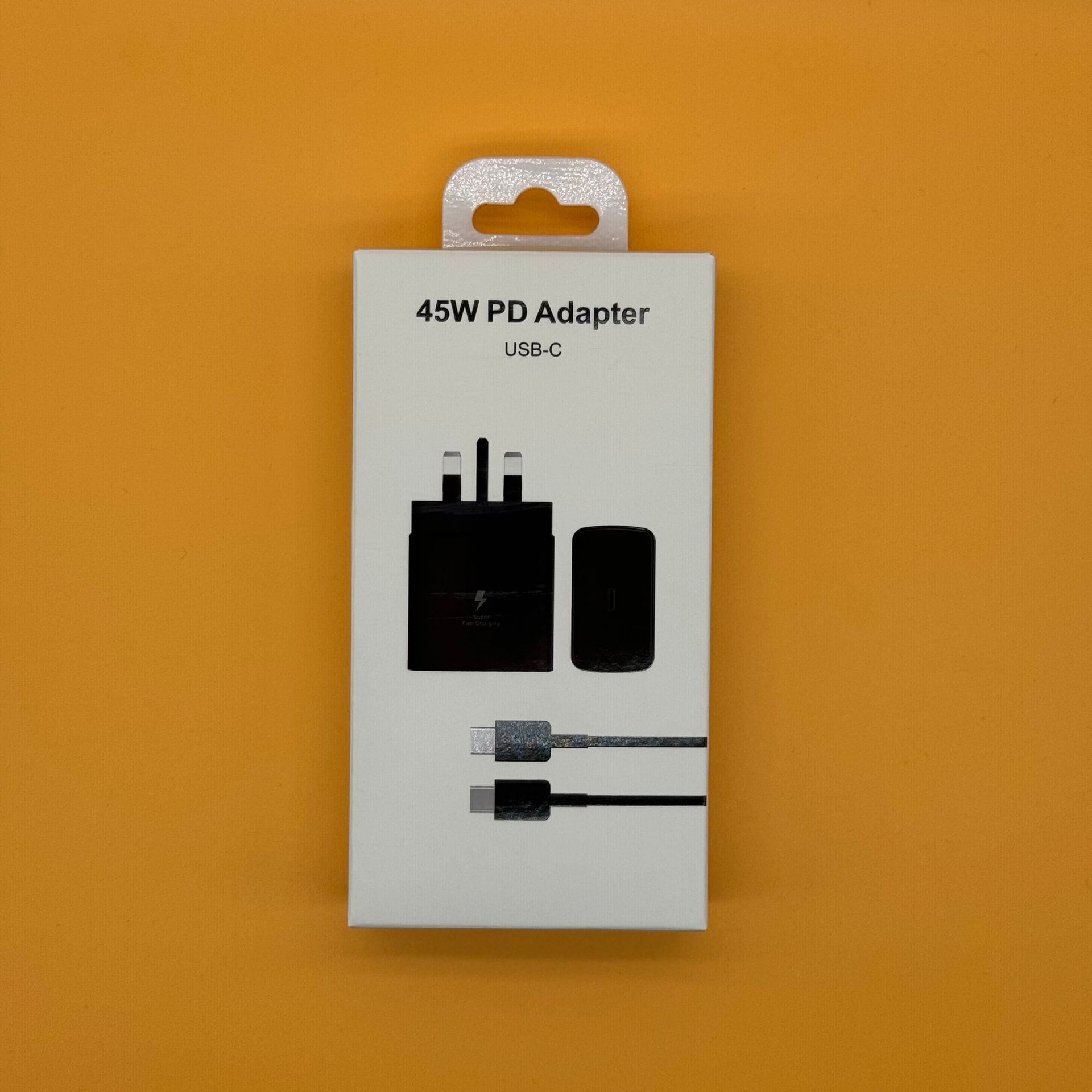 Samsung 45W carga cabeza note20/S21 +/Note10/S22 carga rápida cabeza S23 cargador de teléfono móvil