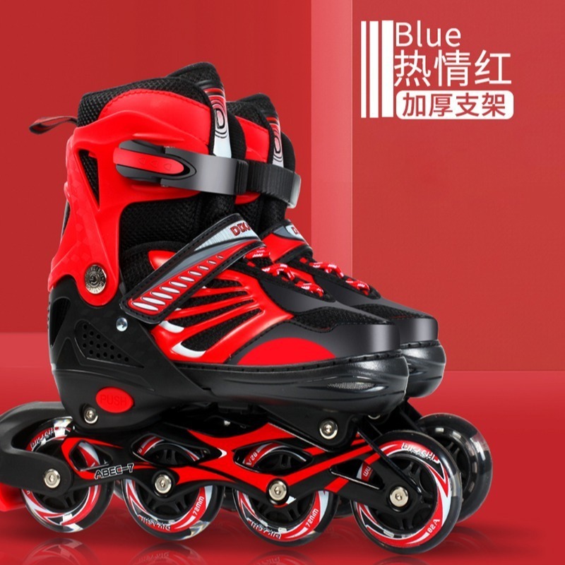 Children's Full Set of Roller Skates for Older Children, Roller Skates for Children, Women's and Men's Skates for Beginners, Factory Foreign Trade Wholesale
