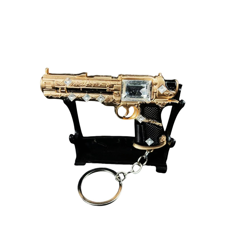 平和的なチキンゲーム周辺機器伝説の武器モデルサルナムハートピストルおもちゃ合金装飾品キーホルダー|undefined