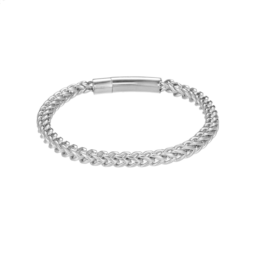 Basic Rhombus Stainless Steel Plating Bracelets display picture 5