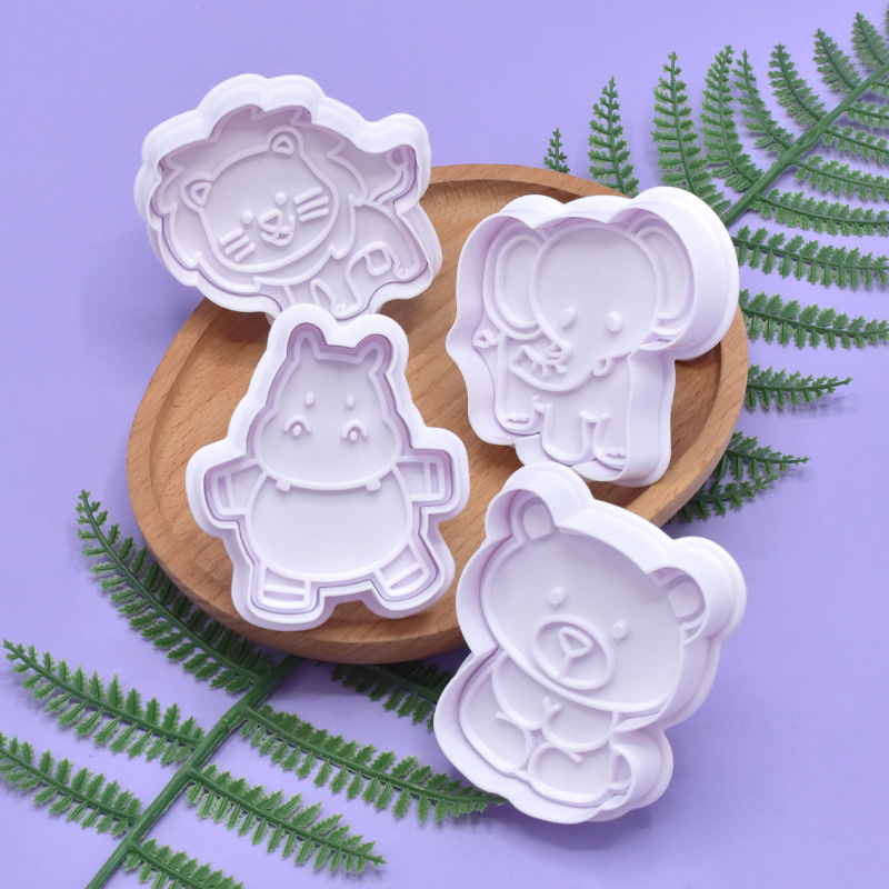 Molde creativo de plástico para decoración, simulación de galletas, herramientas de repostería DIY, set para pasteles, postres y repostería.