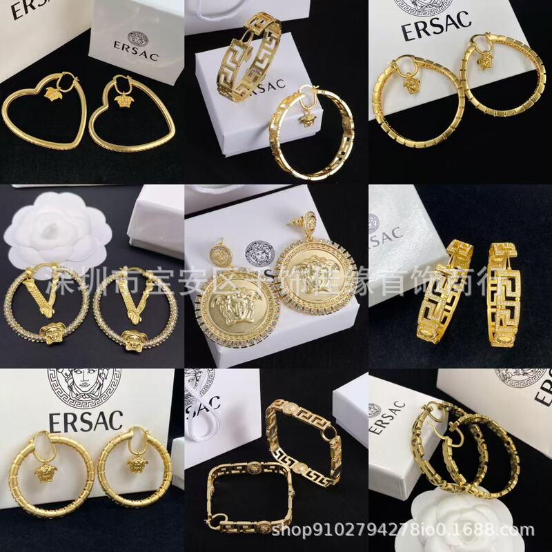 Fanjia Medusa Earring Collection with Diamond-Encrusted Pearl Earrings, Unique and Extravagant Style, Light Luxury Version Earrings