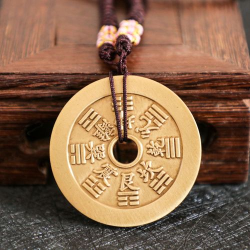 Pure copper mountain ghost money, antique money, pure copper large and small household antique money, evil spirits money, gossip coins