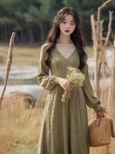 ���Ŷ���vintage�B��ȹë���Lȹᘿ��Gɫ2025��ʽ�ڹ�������Ů�b