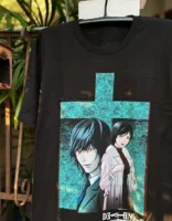 WHO CARE Винтажная энциклопедия Death Note Blacktee Диккарная уличная футболка с короткими рукавами