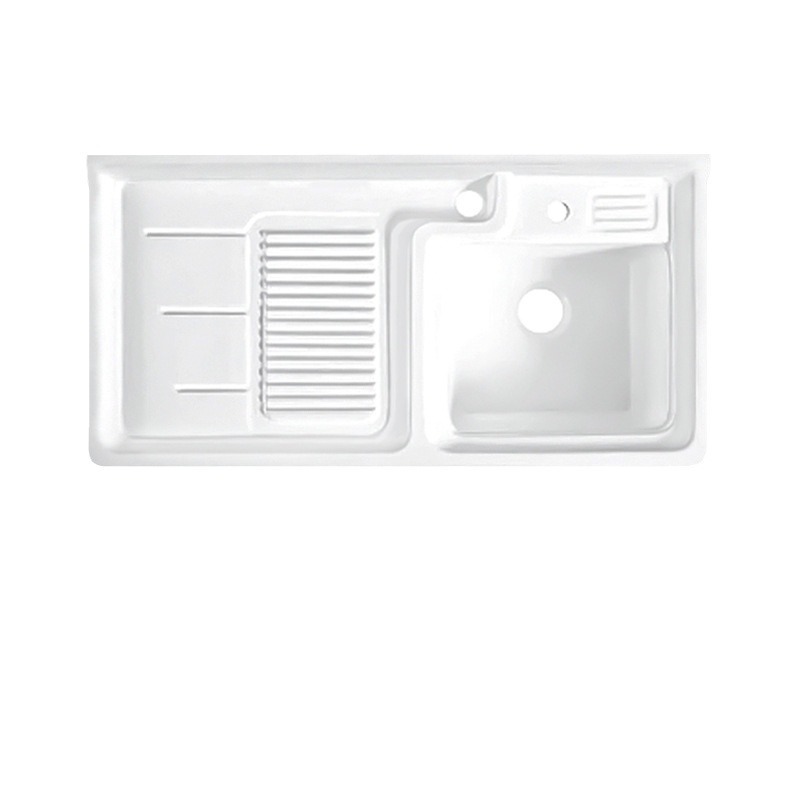Lavadora compañero armario lavabo cerámica lavabo alto y bajo balcón tambor lavabo lavadora tabla de lavar piscina de lavandería soporte ángulo de corte image 7