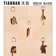 文琪同款满愿种子串包包挂件天然菩提钥匙扣复古文艺挂饰定制批发