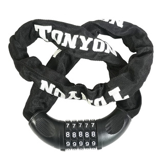 TONYON Universal 732 Code Chain Lock Bicycle Motorcycle Battery Car Anti-theft Lock Chain Lock Canvas Lock 90cm