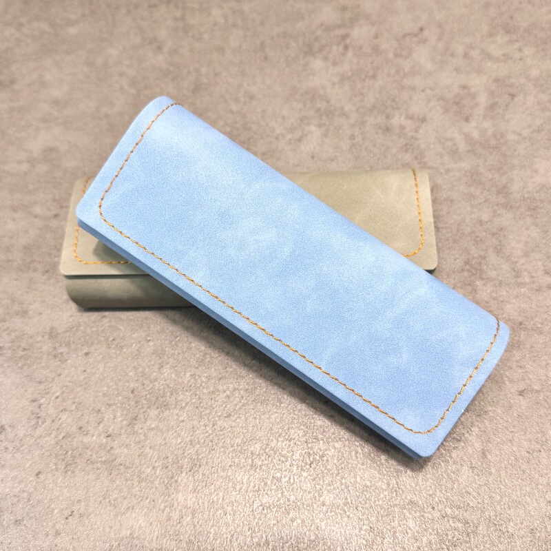 Handmade Glasses Case, Leather Case for Myopia Glasses, Simple and Portable, Pressure-Resistant Iron Case, High-Value Glasses Case Handmade Glasses Case, Leather Case for Myopia Glasses, Simple and Portable, Pressure-Resistant Iron Case, High-Value Glasses Case