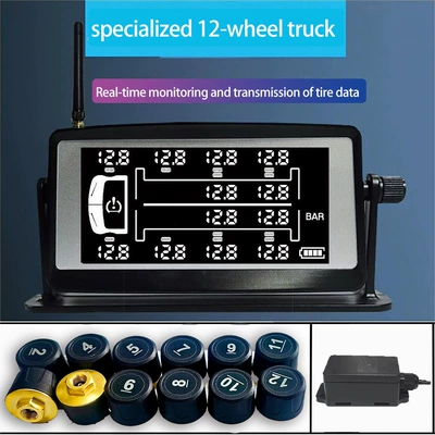 solar external tire pressure monitoring: Tire pressure monitoring system