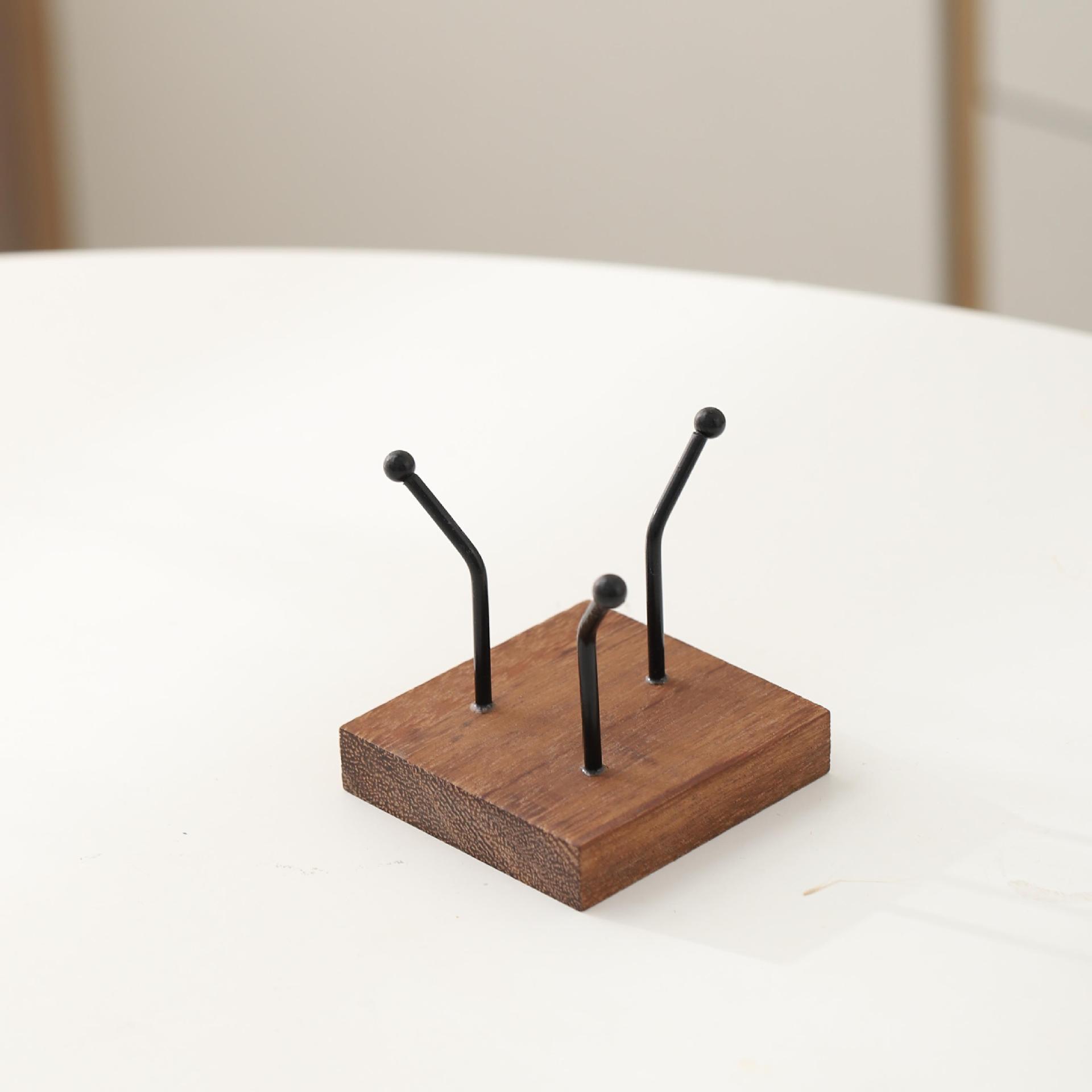 Tableta de té de madera sólida Pu 'er Tableta de té blanco Tableta de exhibición de base multifuncional Teléfono móvil Jade decoración de base