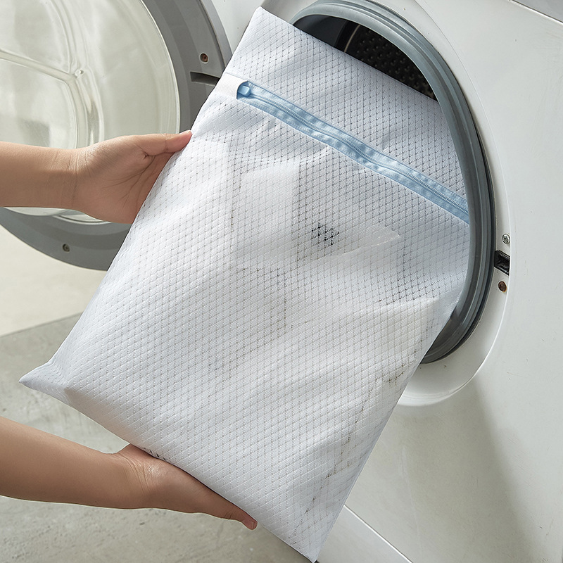 Fábrica nueva bolsa de malla de lavandería engrosada bolsa de malla de diamante lavadora doméstica sujetador especial bolsa de ropa interior al por mayor