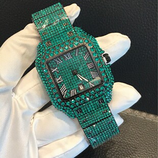diamond watch �M���ʿ�ֱ������ֱ�ʯӢ�ֱ� hip hop ȫ荱�