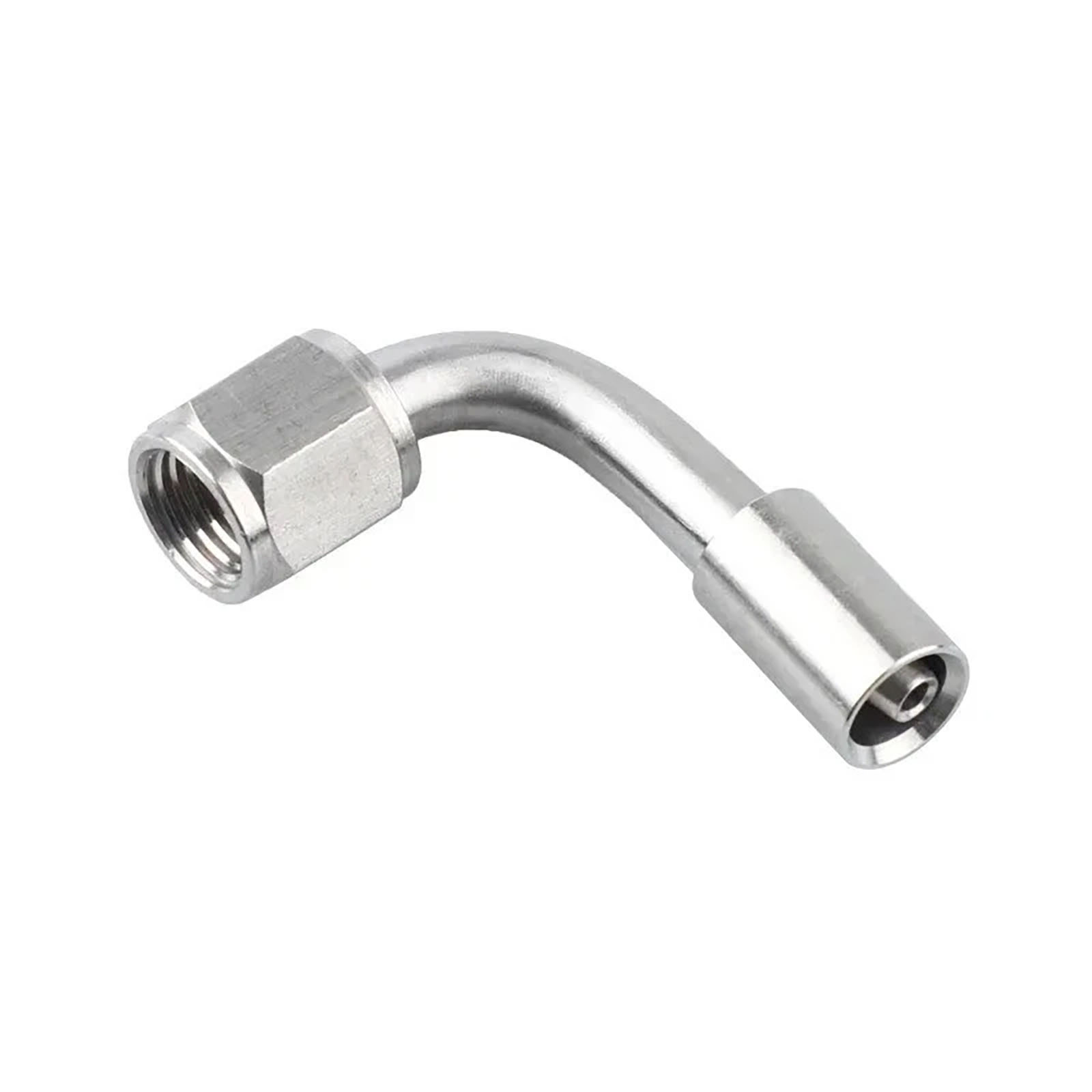 M10 stainless steel brake hose connector 0/28/90 degree internal thread crimp-type hose connector modification accessories