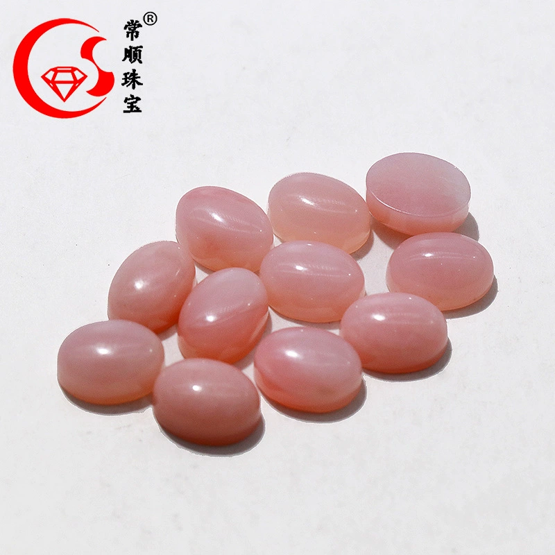 Natural Opal Cabochon (Egg/Oval), Flat-Back Cabochon for K-Gold Jewelry, Multiple Sizes