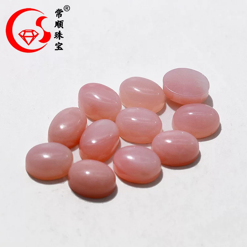 Natural Opal Cabochon (Egg/Oval), Flat-Back Cabochon for K-Gold Jewelry, Multiple Sizes