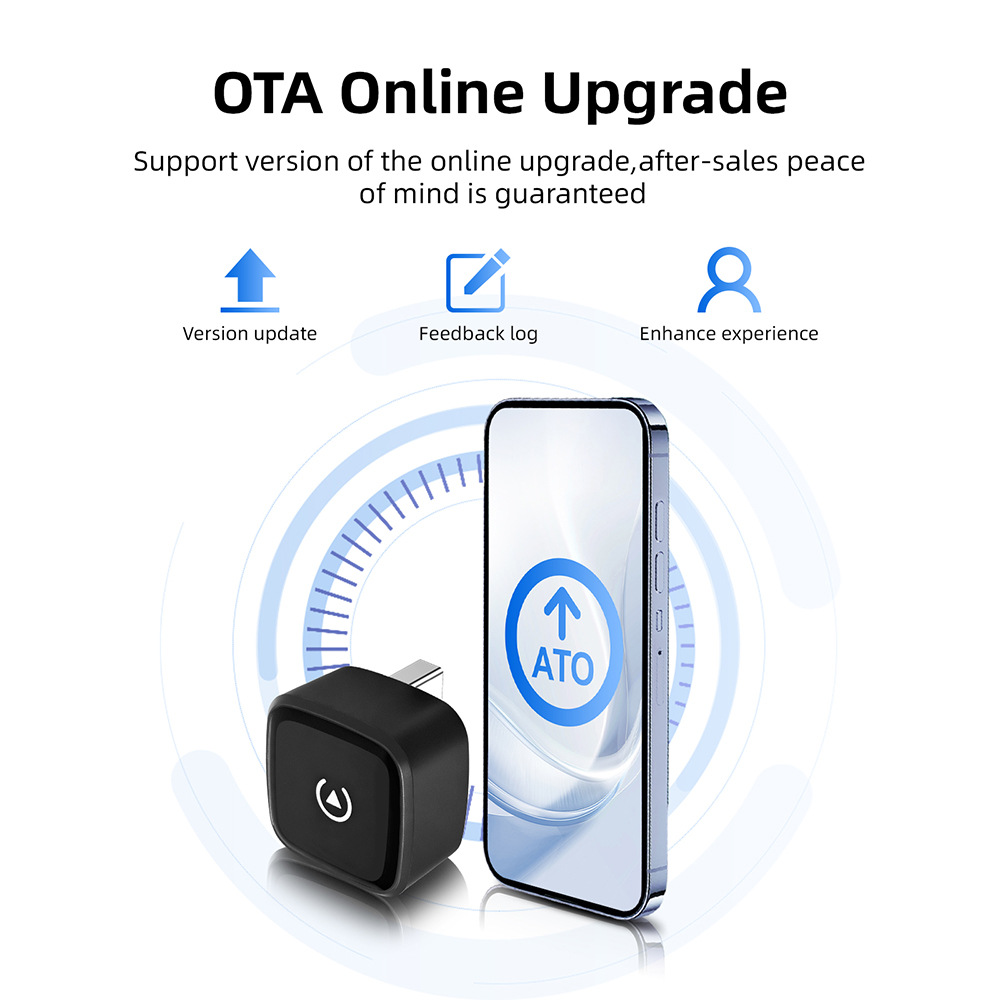 Amazon Carplay Apple Android 2-in-1 Wired to Wireless Portable Car Connectivity Carplay Box