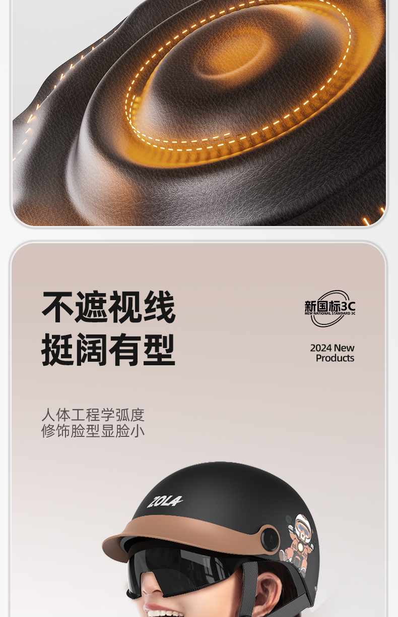 3C Certified Electric Motorcycle Helmet for Men and Women