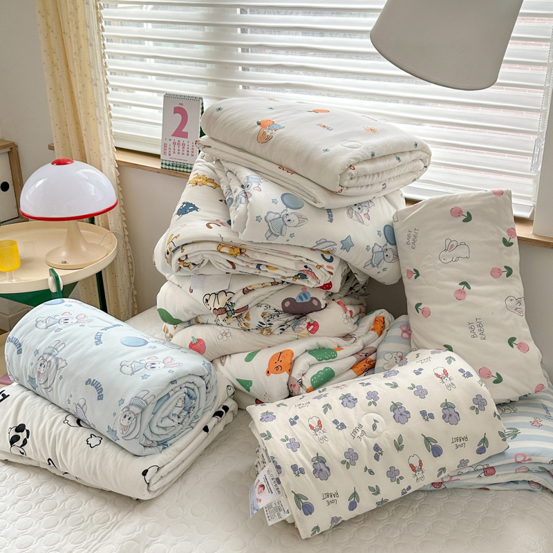 Type AMilk Knitted Soybean Quilt Children's Summer Cool Quilt Maternal And Infant Summer Quilt Soy Fiber Quilt