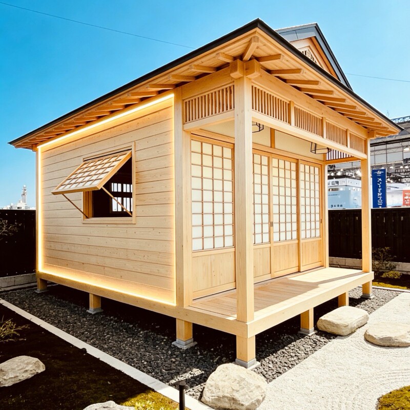 Outdoor Anti-Corrosion Chinese-Style Gazebo, Small Wooden House, Tea Room, Custom-Made Courtyard Villa, Assembled Garden Tea Room, Solid Wood House Outdoor Anti-Corrosion Chinese-Style Gazebo, Small Wooden House, Tea Room, Custom-Made Courtyard Villa, Assembled Garden Tea Room, Solid Wood House