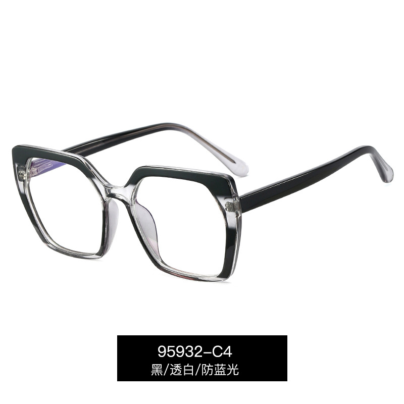 95932 nuevo TR90 anti-Luz Azul gafas de dos colores marco Slingshot pie llano gafas marco óptico hembra CP insertar gafas