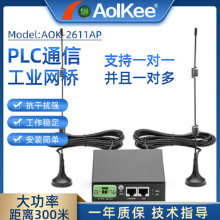 AOK-2611AP industrial wireless bridge AP rail type wireless router PLC communication master-slave station client