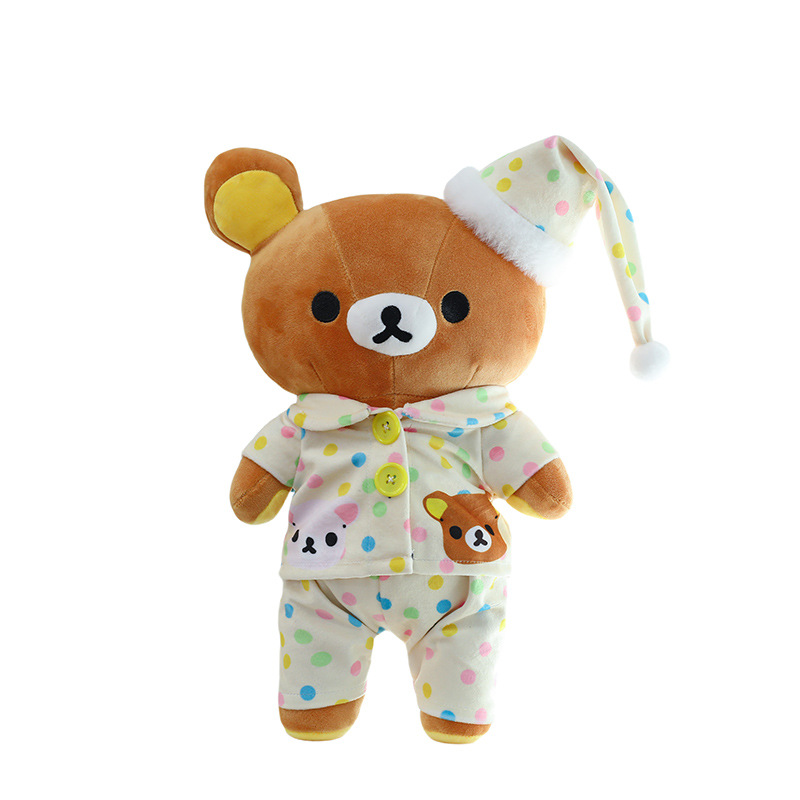 잠옷 곰 인형 슈퍼 소프트 컴포트 베어 봉제 장난감 분리식 슬리핑 베어 베개 어린이 선물