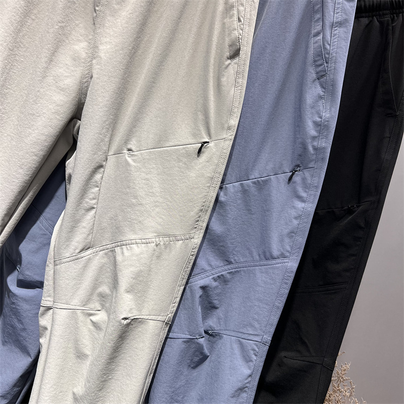 Herrenbekleidung Outdoor Vogel funktionelle Frühlings- und Sommerhose für Herren dreidimensionaler Schnitt schnelltrocknend atmungsaktiv Wandersport gerade Freizeithose_voghion.com