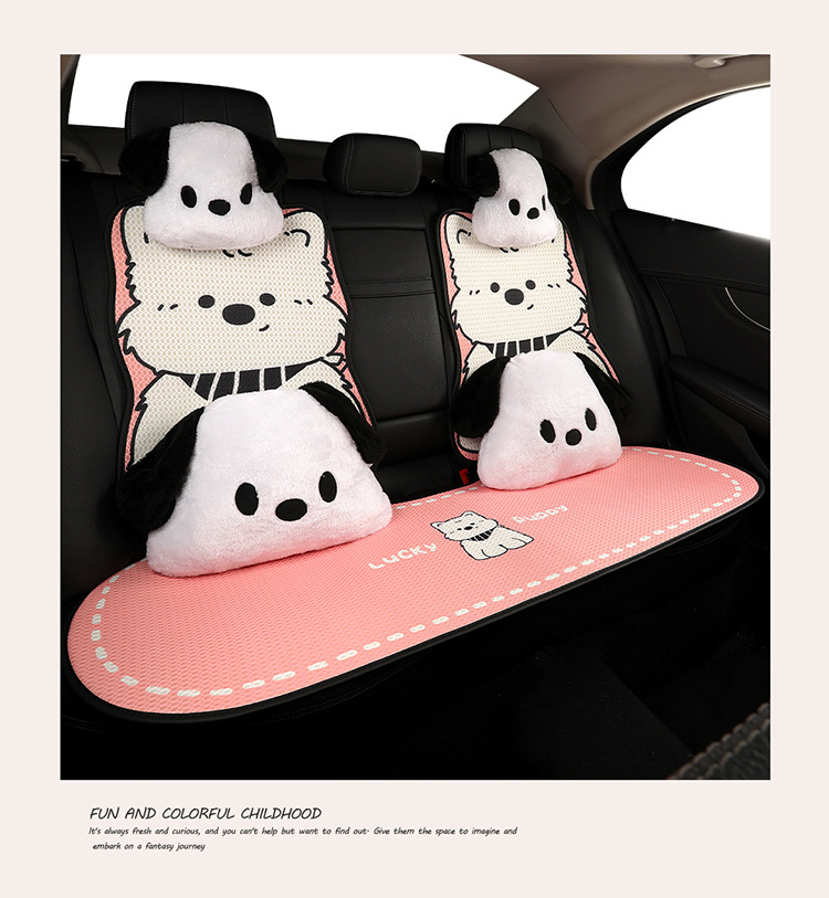 Car seat cushion for all seasons, goddess-style seat pad, summer breathable and ventilated seat cover, high-end non-slip new seat cover