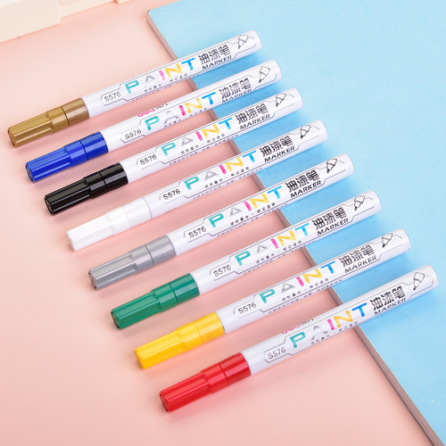 Wholesale Deli S576 paint marker marker tire pen graffiti pen marker pen touch-up pen highlighter pen