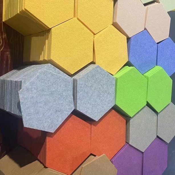 纤维吸音板隔音毛毡板适用于教室幼儿园直播间会议室背景墙面装饰