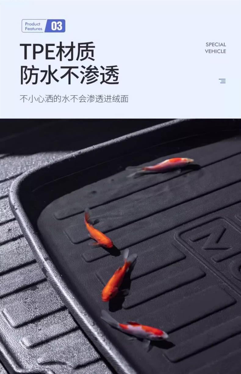Tpe2024 Imported Bmw X2 Special Trunk Mat Waterproof Interior Supplies Modified Car Trunk Mat