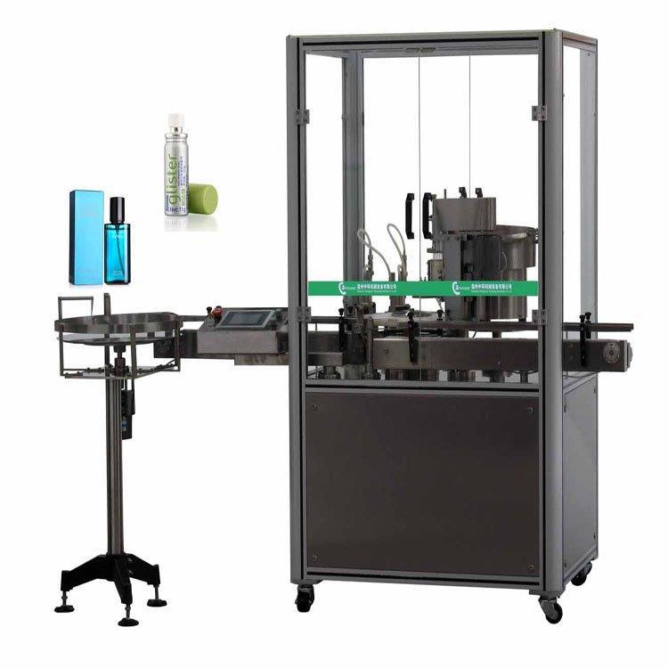 金致臻颜乳液包装机 牡丹奢养粉妍精华水灌装锁盖机 化妆水灌装机