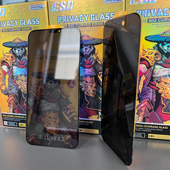 Applicable to Apple 14 Steel Film iPhone 12 Pro High Aluminum 11 Anti-Spy Phone Film Full Screen 15 Pro Film Wholesale